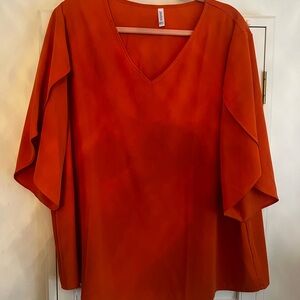 Orange Women's Top